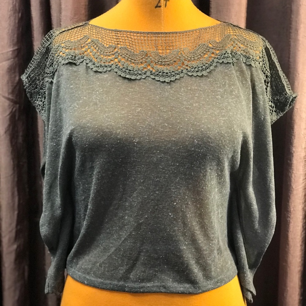 Comfy green top s/m
